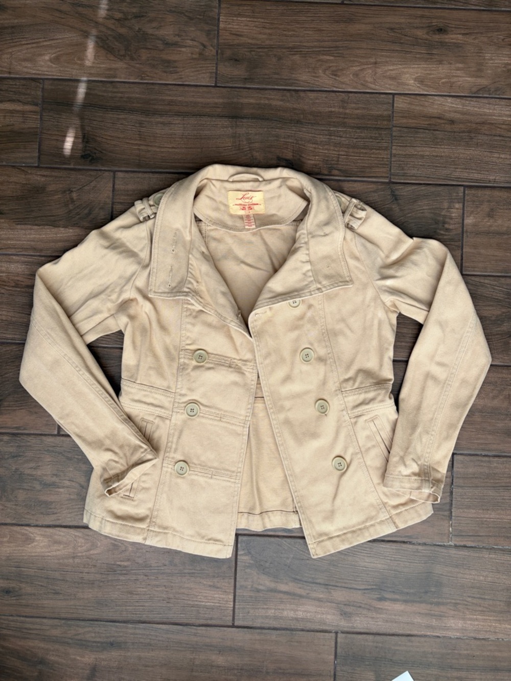 Vintage Levi’s Ladies Beige Trench/Pea Jacket